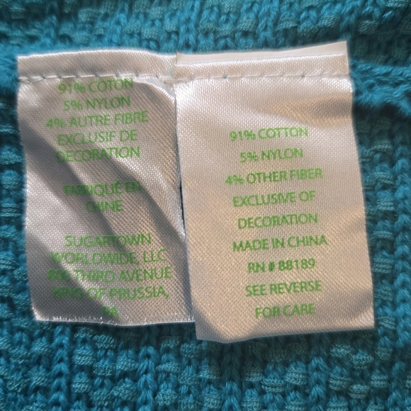 Lilly Pulitzer Tatum Cardigan Sweater Aqua Size Small - Picture 3 of 15